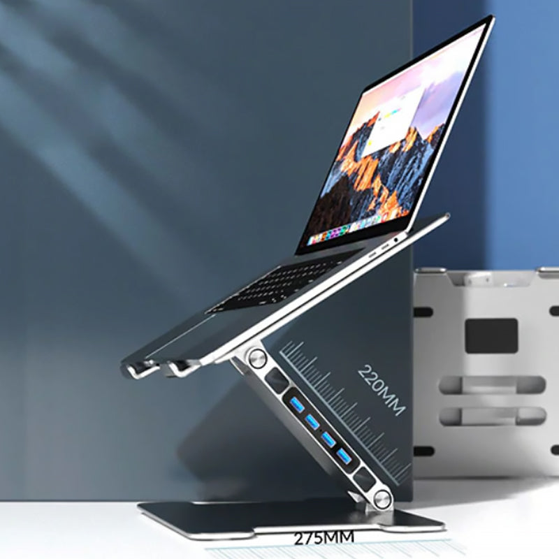 Faltbarer und tragbare Laptophalterung aus Aluminiumlegierung