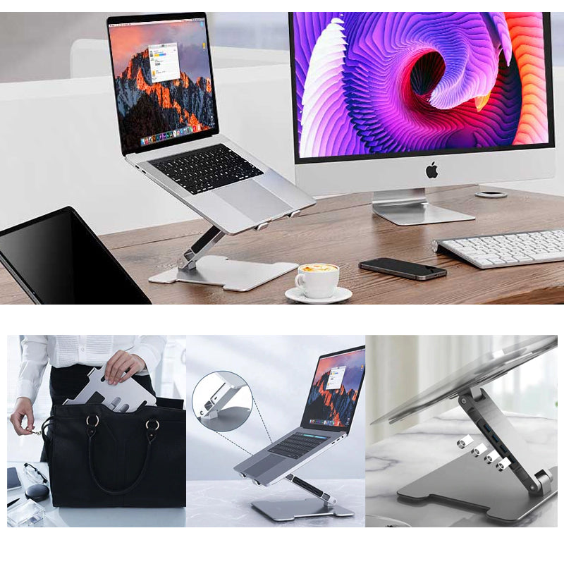 Faltbarer und tragbare Laptophalterung aus Aluminiumlegierung