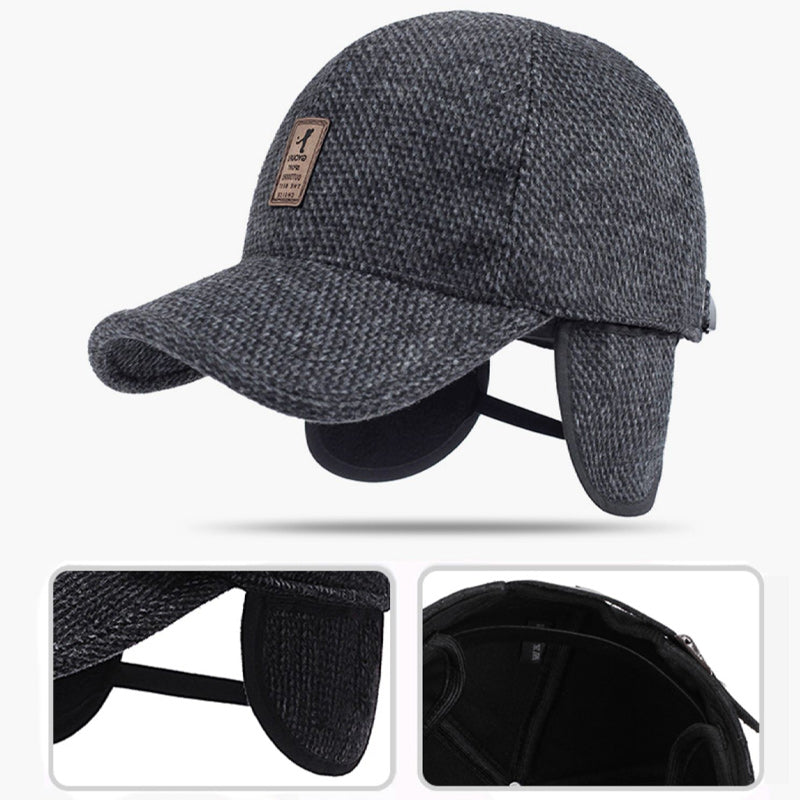 Winterwarme Snapback-Kappe