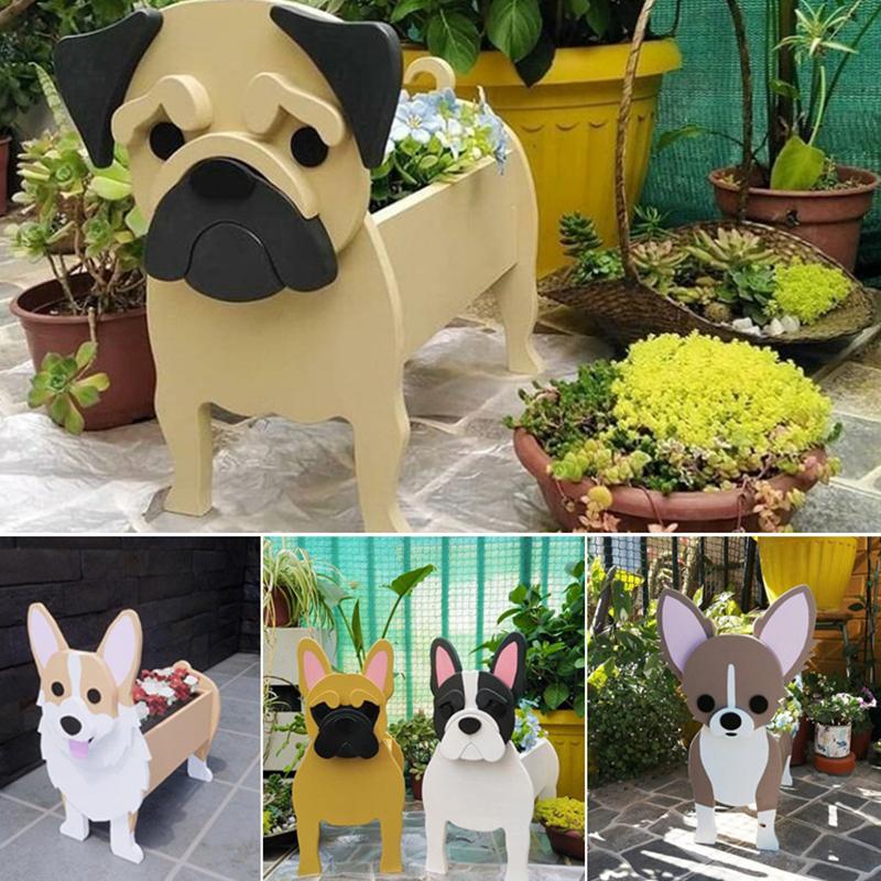 Süßer Corgi Blumentopf