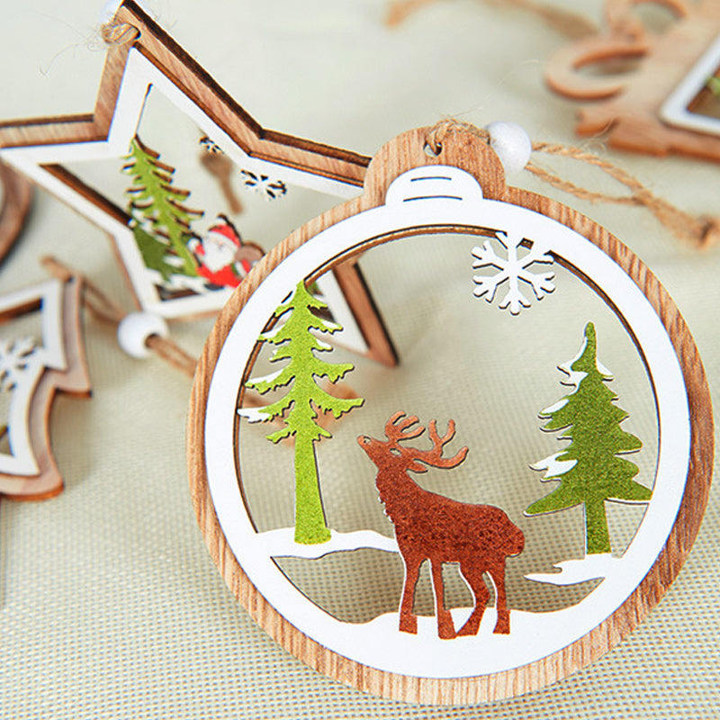 Weihnachten Anhänger aus Holz