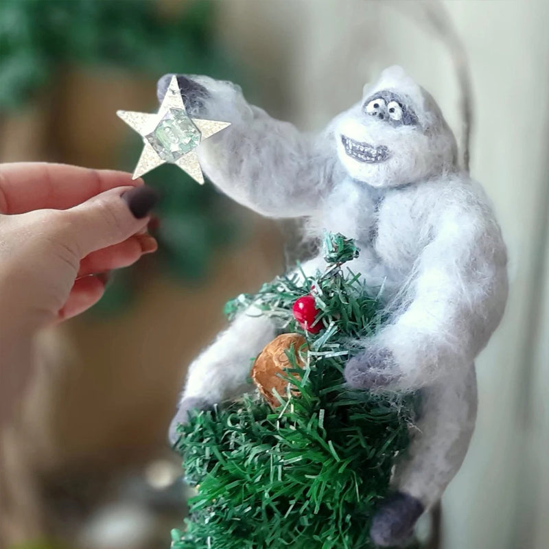 Weihnachtsbaumspitze 🎄Abscheulicher Schneemann⛄