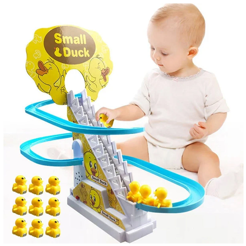 🌞Elektrische Enten Slide Track mit Licht und Musik🌞