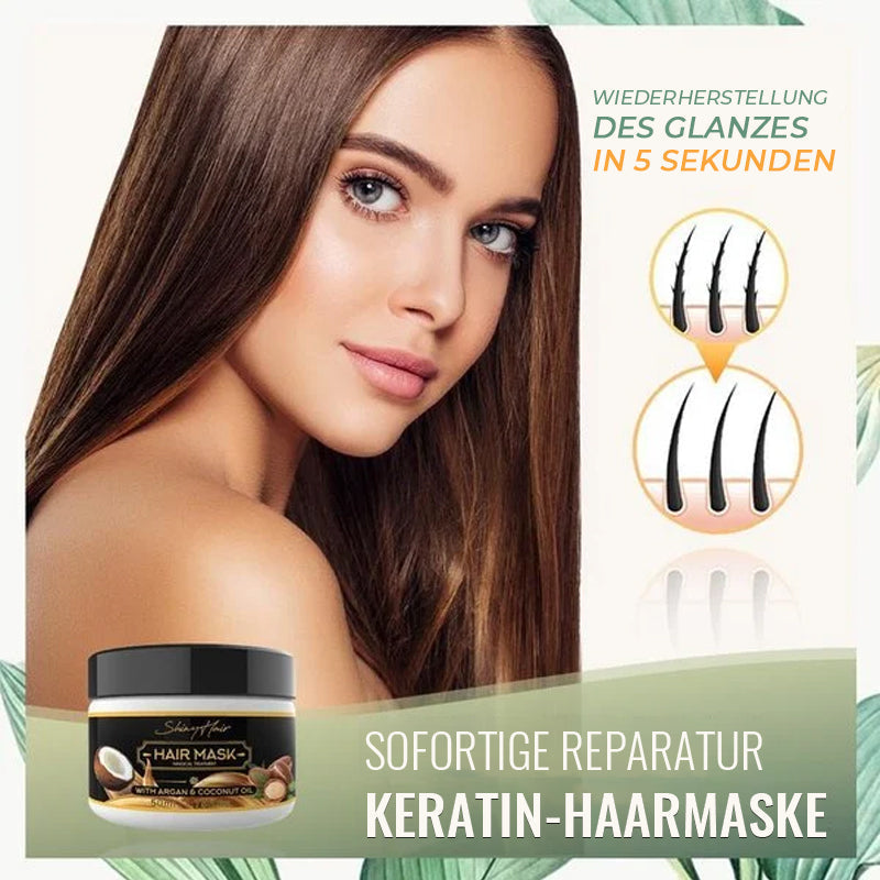 Sofortige Keratin-Haarreparaturmaske