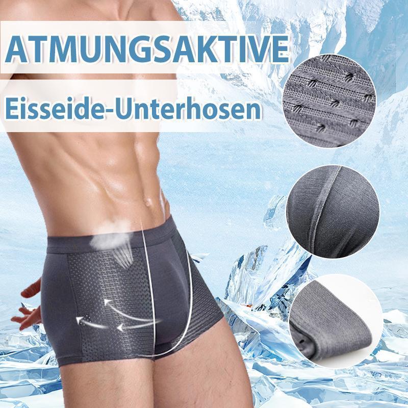 Atmungsaktive Eisseide-Unterhosen Herren Wabenlüftungsdesign