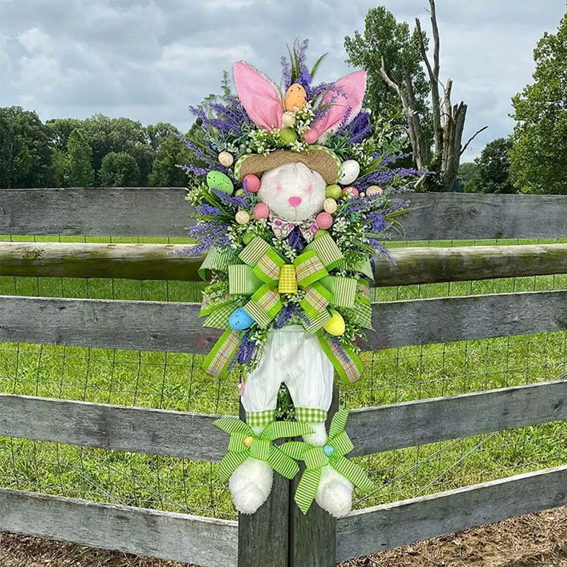Vorverkauf>>Osterhasen-bunter Kranz