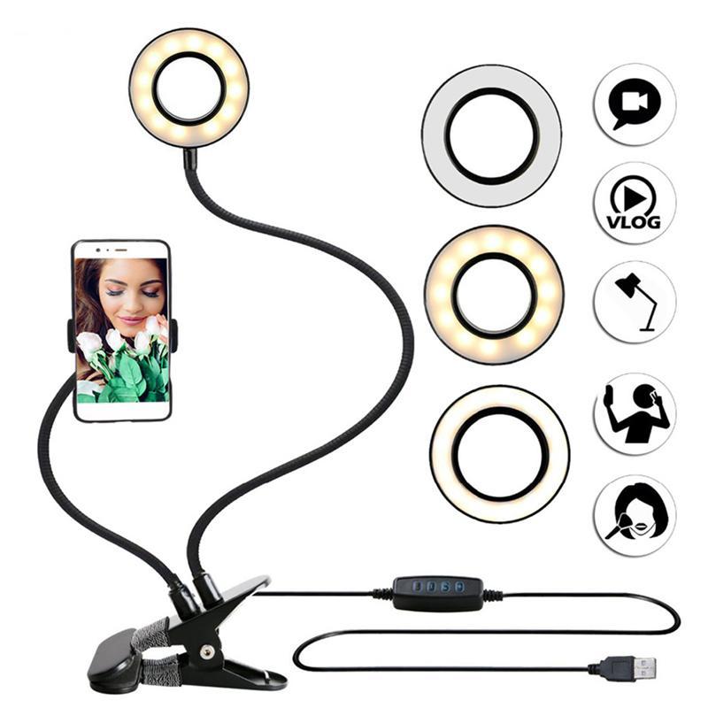 Studio LED-Licht mit Handyhalter