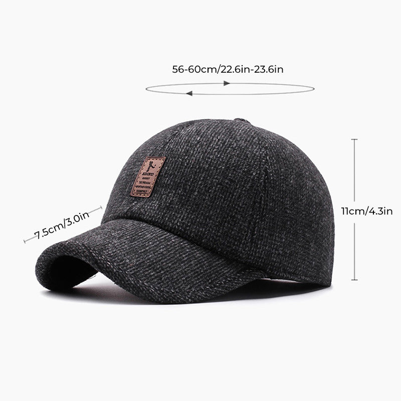 Winterwarme Snapback-Kappe