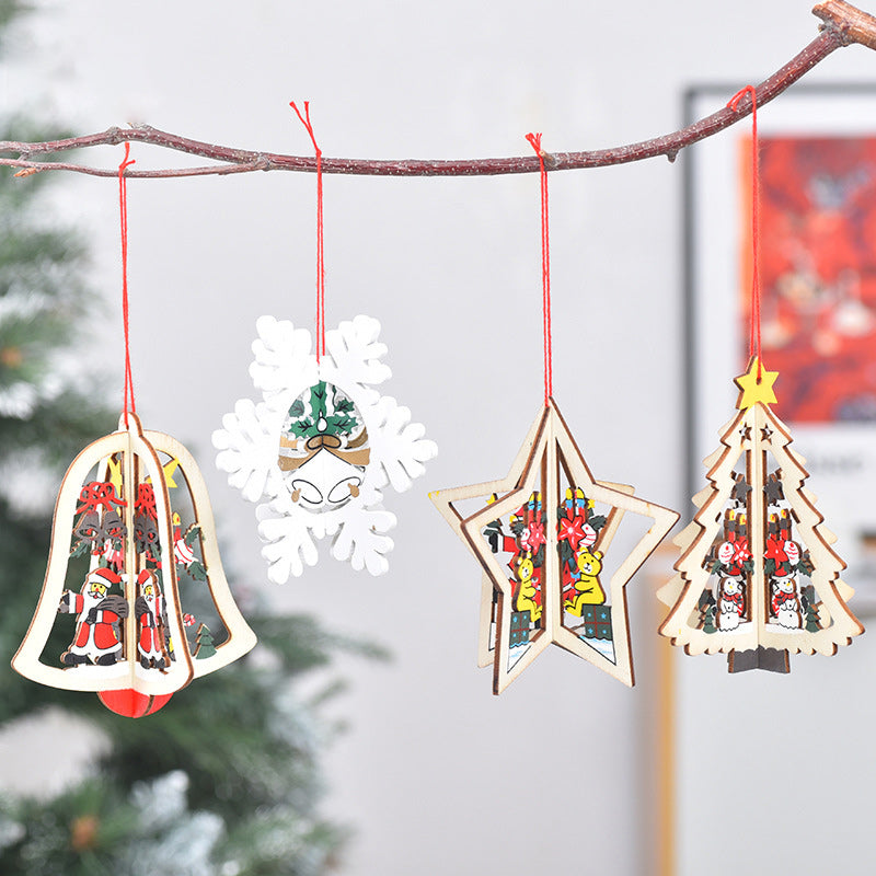 Weihnachten Anhänger aus Holz