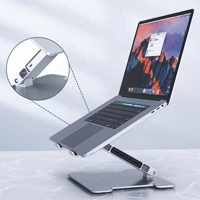 Faltbarer und tragbare Laptophalterung aus Aluminiumlegierung