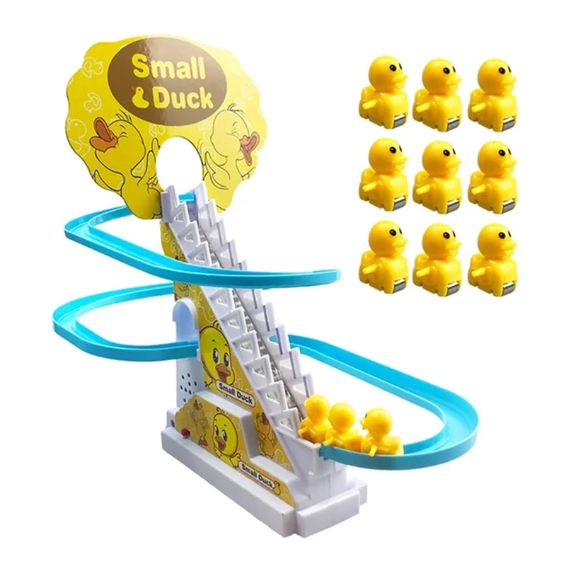 🌞Elektrische Enten Slide Track mit Licht und Musik🌞