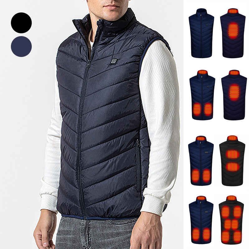 Gilet chauffant unisexe