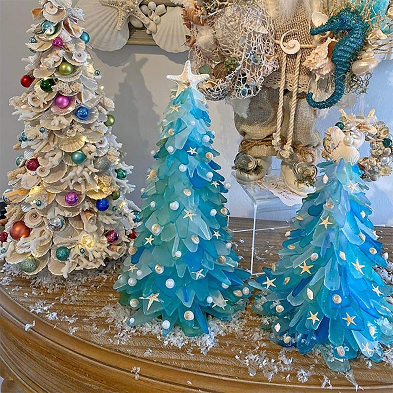Seestern-Weihnachtsbäume