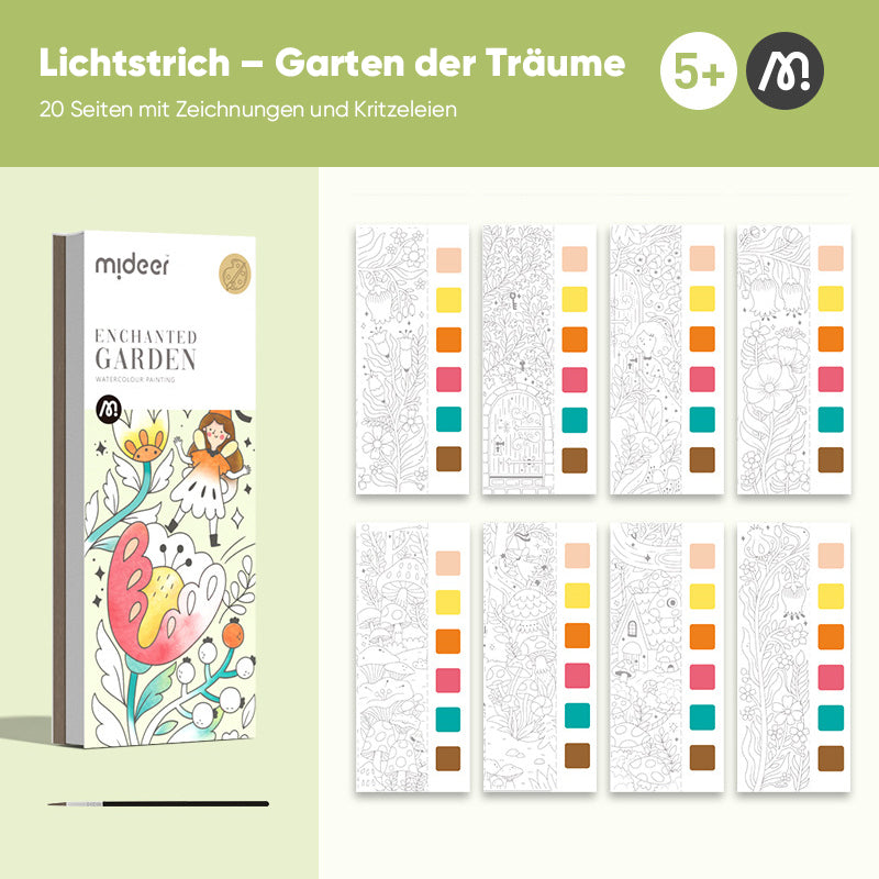 Aquarell-Malbuch im Taschenformat