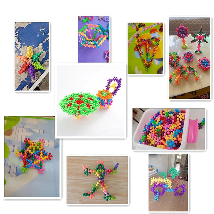 🌈🎨Ineinandergreifende Bausteine aus massivem Kunststoff🧸🧩