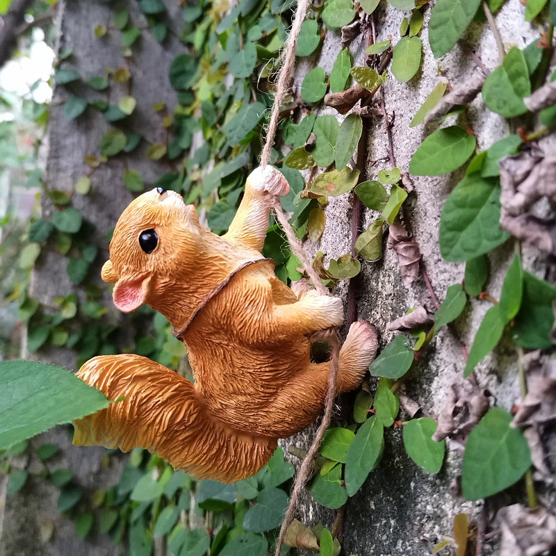 Kletternde Gartentiere