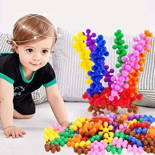 🌈🎨Ineinandergreifende Bausteine aus massivem Kunststoff🧸🧩