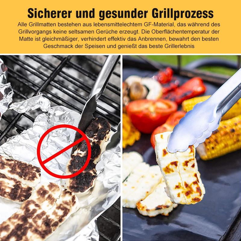 Hirundo Antihaft BBQ Grillmatten mit Schneidebox