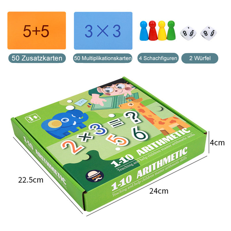 Magnetisches 2-in-1 Multiplikations- und Additions-Lernspielzeug für Kinder