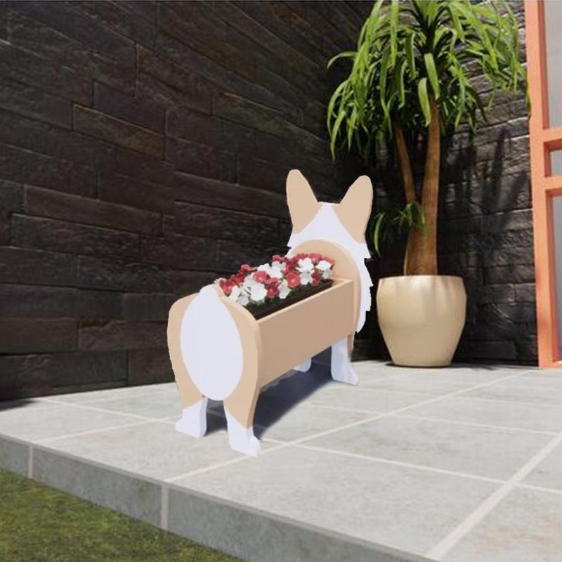 Süßer Corgi Blumentopf