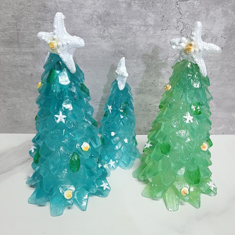 Seestern-Weihnachtsbäume
