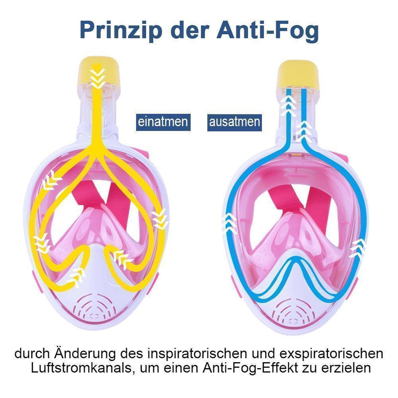 180° Vollgesichts-Schnorchelmaske - hallohaus
