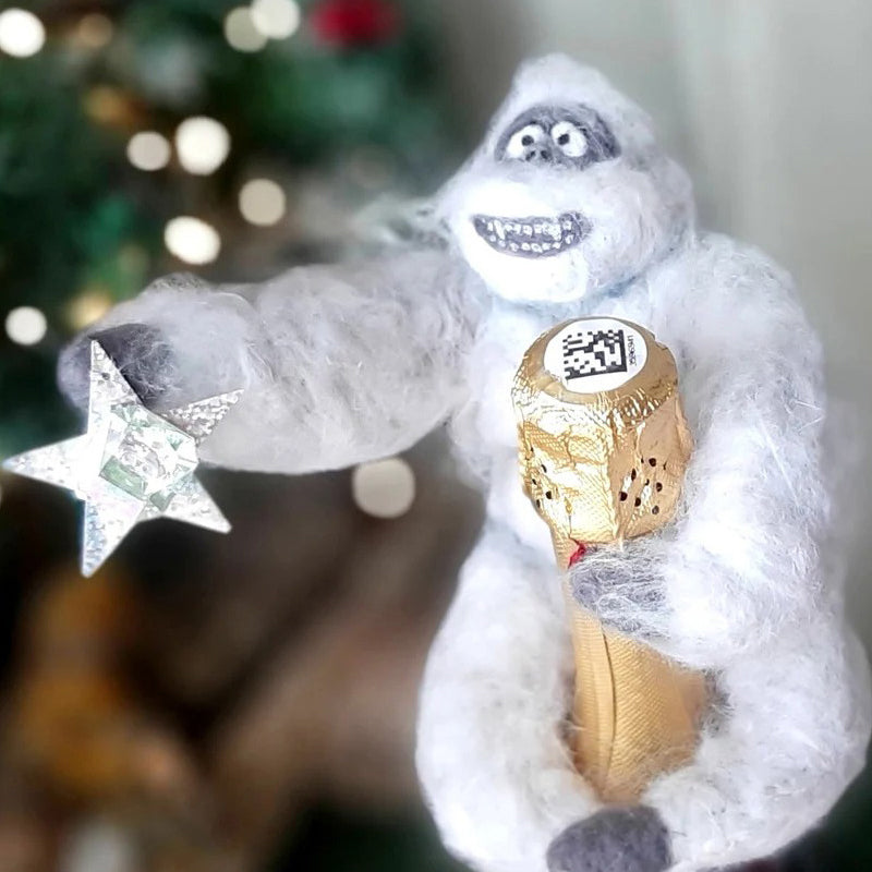 Weihnachtsbaumspitze 🎄Abscheulicher Schneemann⛄