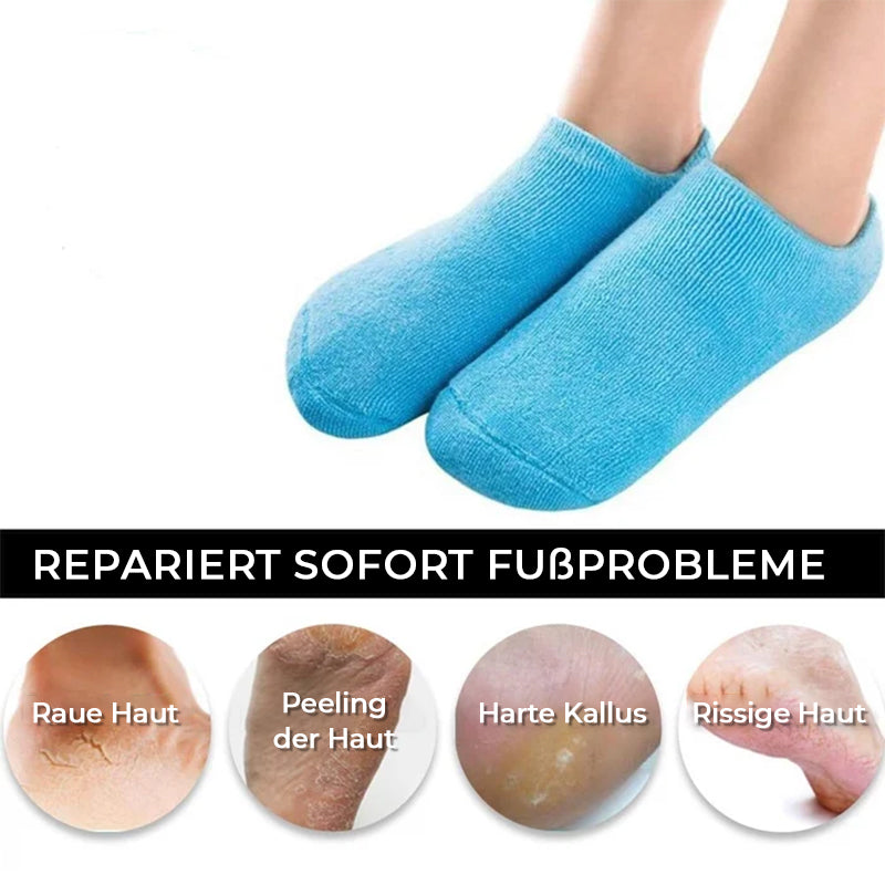 Feuchtigkeitsspendende Gel-Futter Socken für die Fußpflege