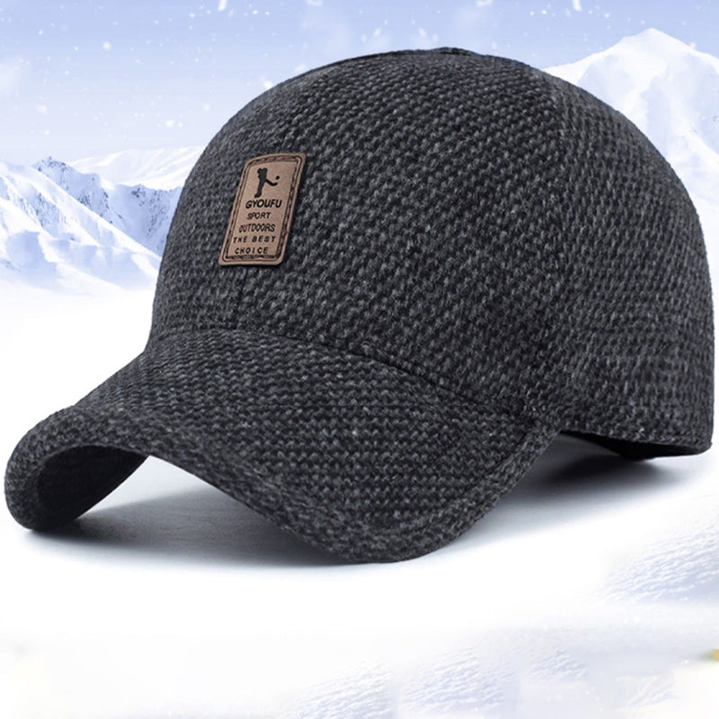 Winterwarme Snapback-Kappe