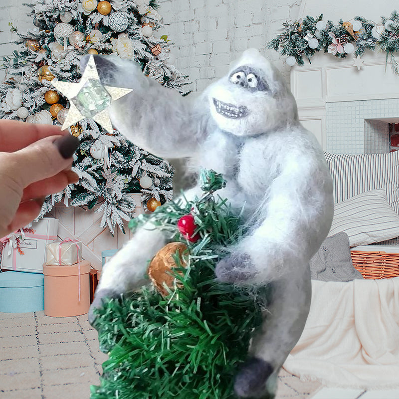 Weihnachtsbaumspitze 🎄Abscheulicher Schneemann⛄