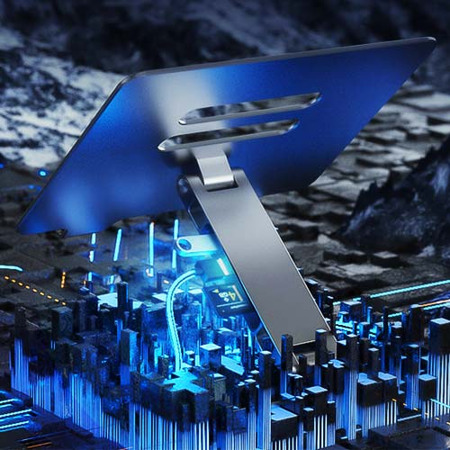 Faltbarer und tragbare Laptophalterung aus Aluminiumlegierung