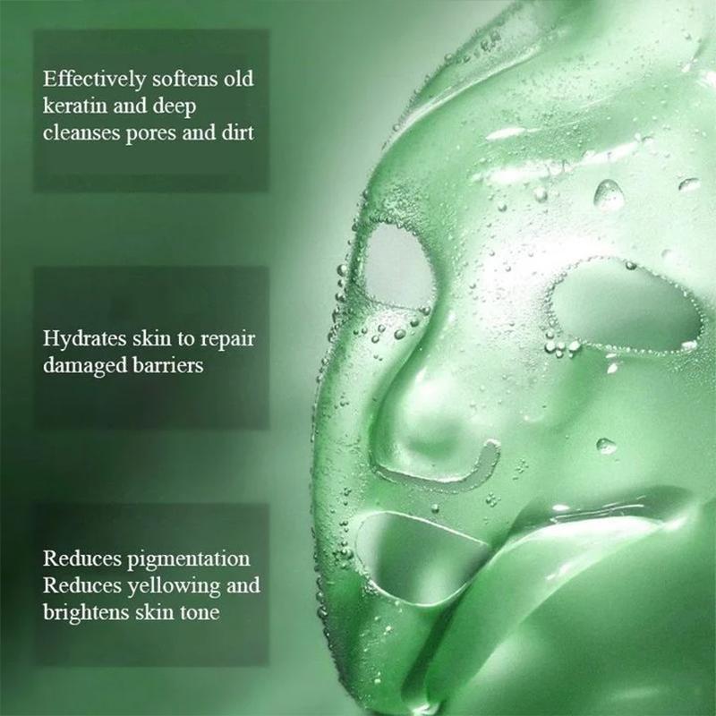 Porenlose Tiefenreinigungs-Grüntee-Maske