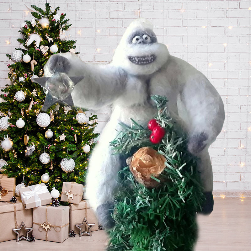 Weihnachtsbaumspitze 🎄Abscheulicher Schneemann⛄