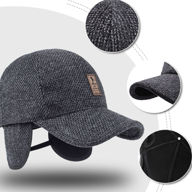 Winterwarme Snapback-Kappe