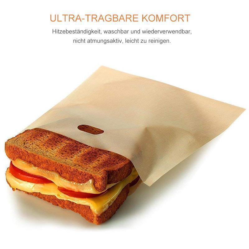 Wiederverwendbare antihafte Toastabags, 5 Stücke