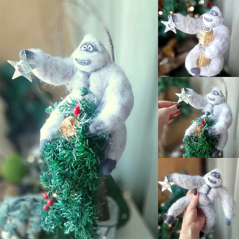 Weihnachtsbaumspitze 🎄Abscheulicher Schneemann⛄