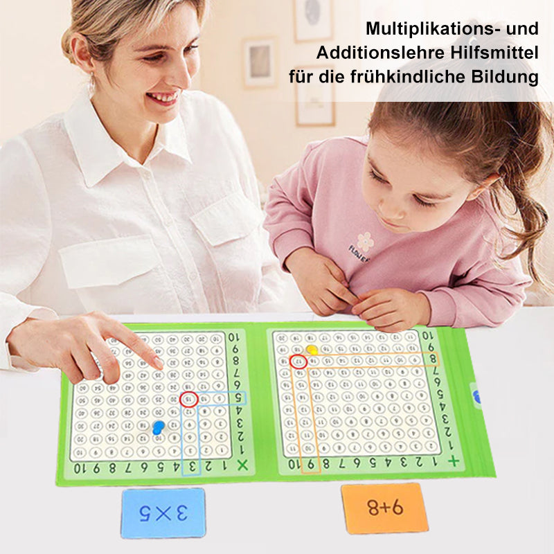 Magnetisches 2-in-1 Multiplikations- und Additions-Lernspielzeug für Kinder