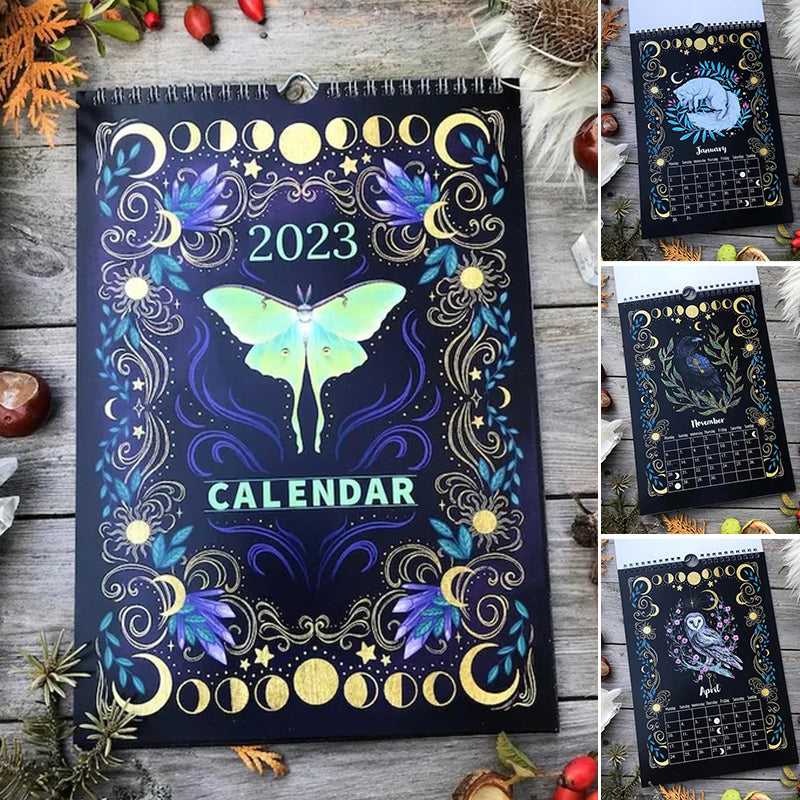 2023 Kalender der geheimnisvollen Tiere des dunklen Waldes