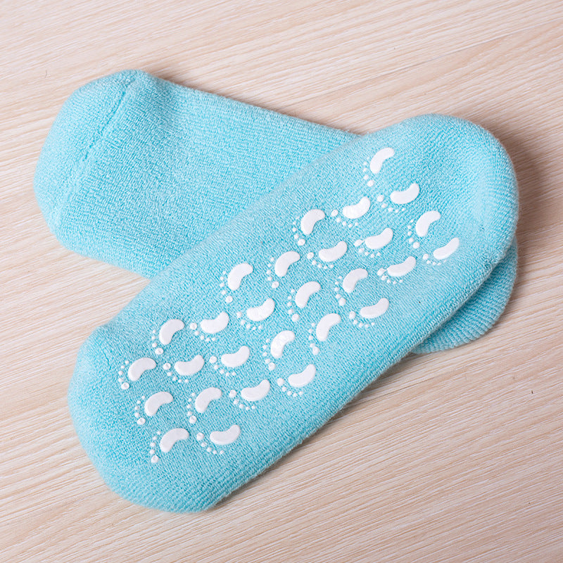 Feuchtigkeitsspendende Gel-Futter Socken für die Fußpflege