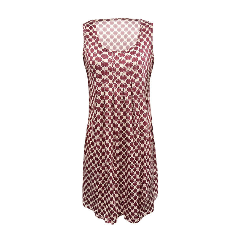 Mode lockeres ärmelloses Kleid