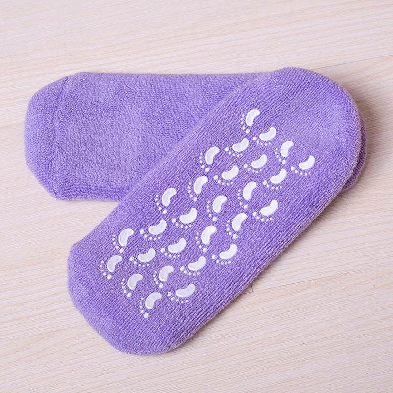 Feuchtigkeitsspendende Gel-Futter Socken für die Fußpflege